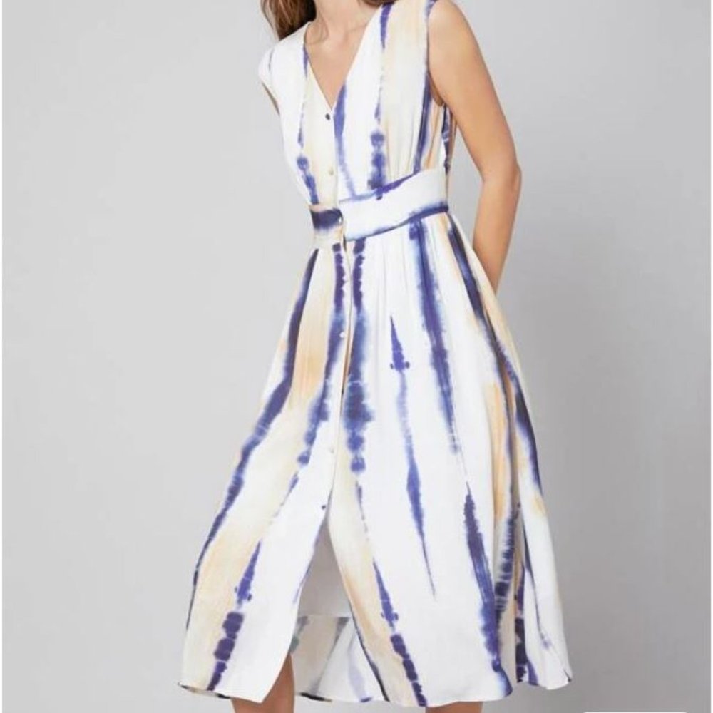 SHEIN Viscose Flowy Tie Dye Dress